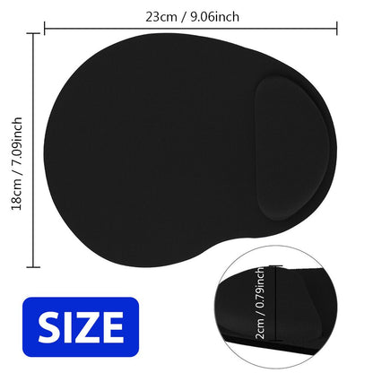 Wrist Rest Mouse Pad Comfortable Wrist Support Soft Non Slip Mouse Mat For PC Laptop Computer 4
