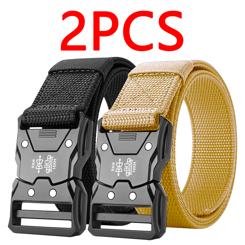 Durable Automatic Buckle Tactical Waist Belt Perfect For Outdoor Adventures Unisex Accessories For  5