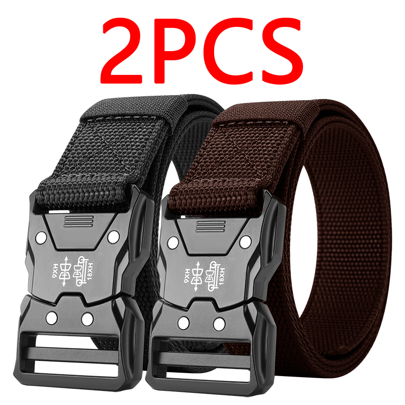 Durable Automatic Buckle Tactical Waist Belt Perfect For Outdoor Adventures Unisex Accessories For  8