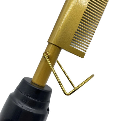 Hot Comb Electric Hair Brush Hair Straightener Hot Comb Pressing Styling Tools 1