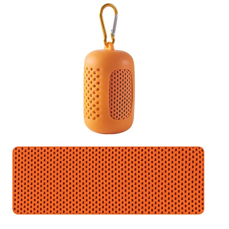 Portable Cooling Towel With Silicone Case For Sports And Outdoor Activities 11