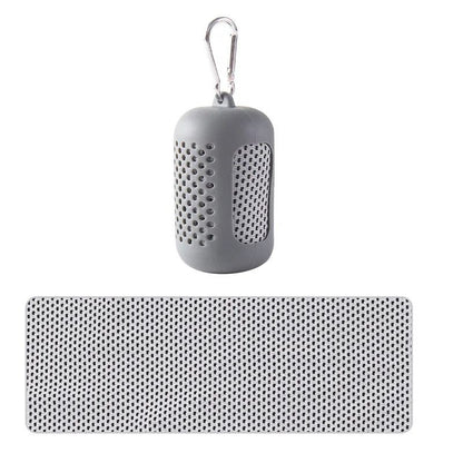 Portable Cooling Towel With Silicone Case For Sports And Outdoor Activities 13