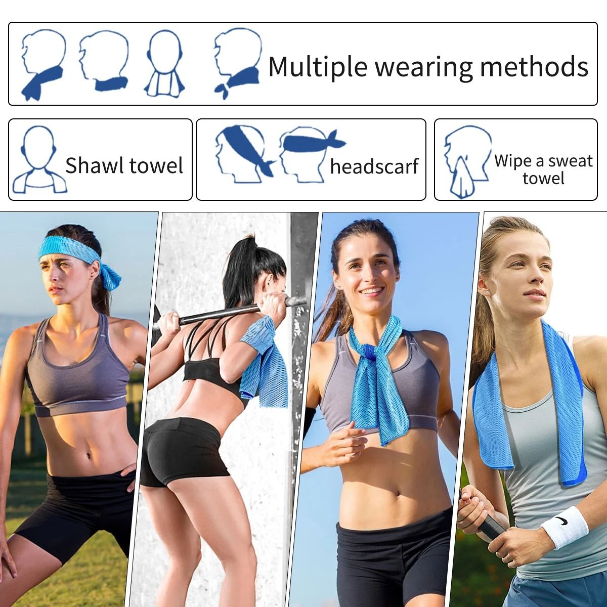 Portable Cooling Towel With Silicone Case For Sports And Outdoor Activities 2