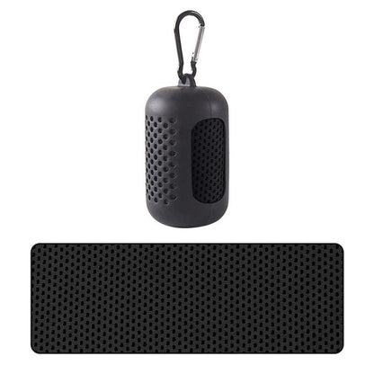 Portable Cooling Towel With Silicone Case For Sports And Outdoor Activities 5