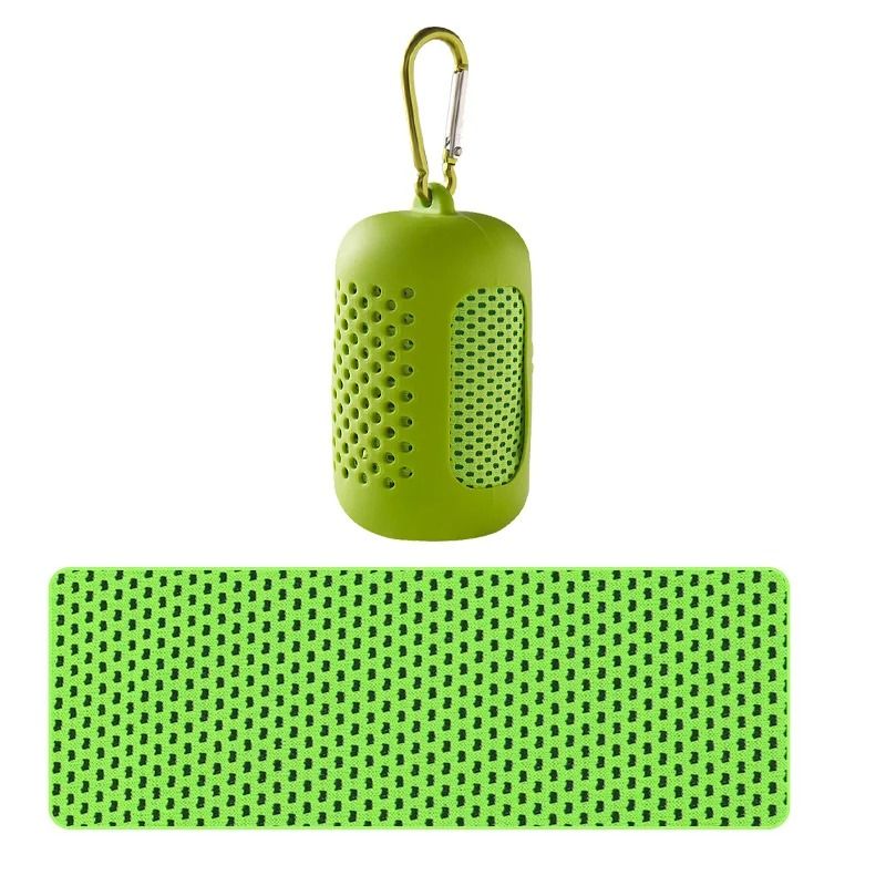 Portable Cooling Towel With Silicone Case For Sports And Outdoor Activities 6