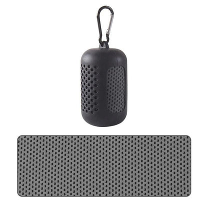 Portable Cooling Towel With Silicone Case For Sports And Outdoor Activities 7