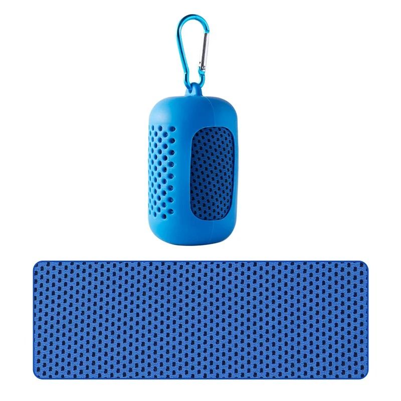 Portable Cooling Towel With Silicone Case For Sports And Outdoor Activities 8