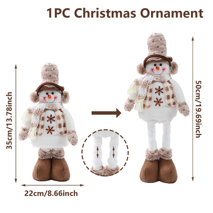Merry Christmas Snowman Ornament, Party Decoration Kids Xmas, Santa Claus Doll, Navidad Natal, New Year Gift