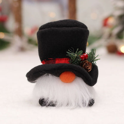 Plush Merry Christmas Gnome Doll, LED Light Elf Santa, Snowman Deer, Faceless Gnomes, Xmas Party Supplies, Home Decor