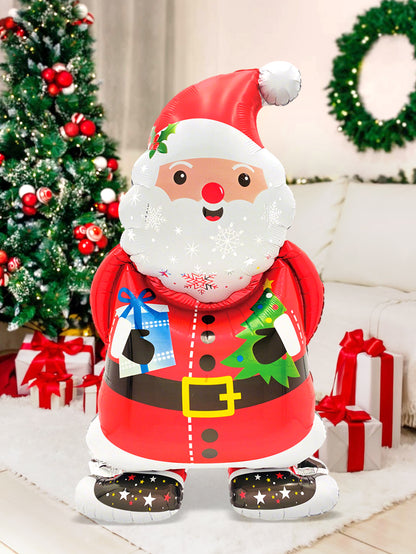 Christmas Party Decoration Santa Claus Aluminum Foil Balloon Holiday Party Santa Claus Theme New Ye 2