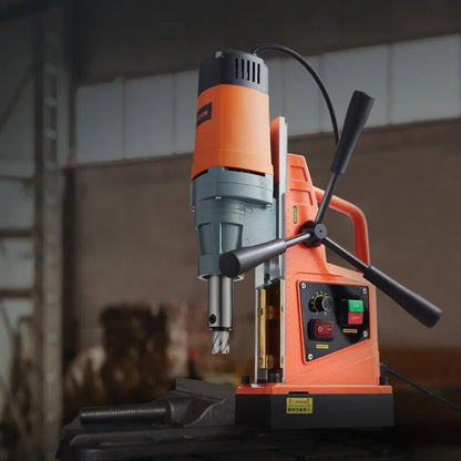 Magnetic Drill Portable Electric Mag Drill Press Boring Diameter  RPM Variable Speed Drilling Machi 6