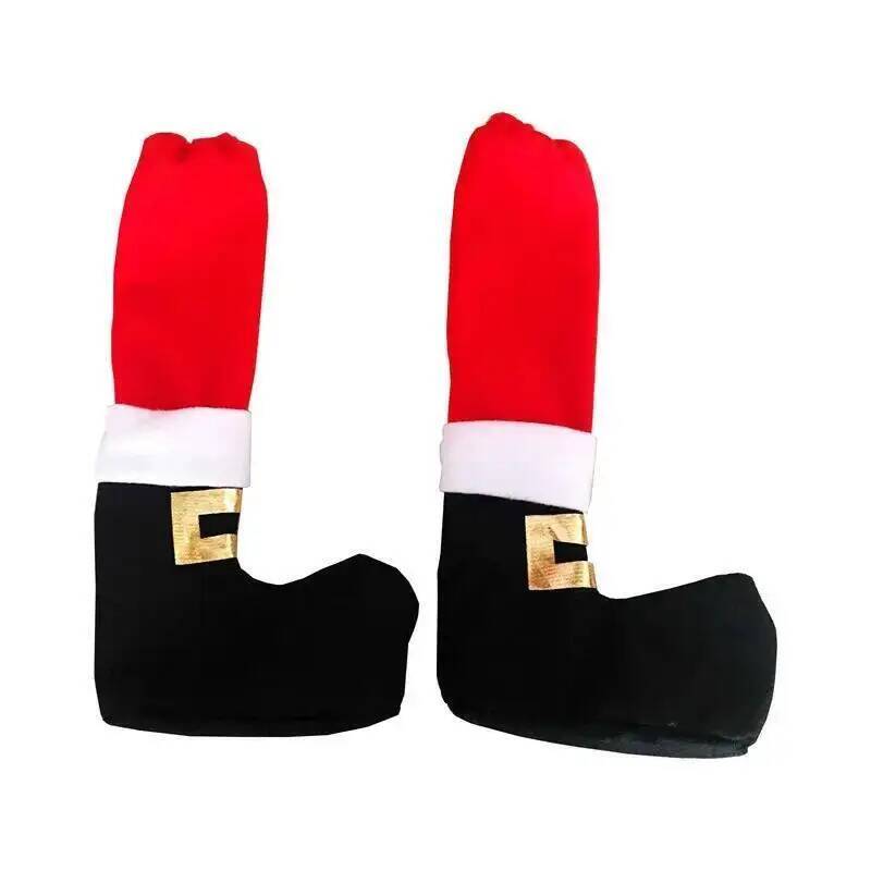 Christmas Decorations Dining Chair Cover Table Feet Protector Christmas Table Foot Socks Home Party 3