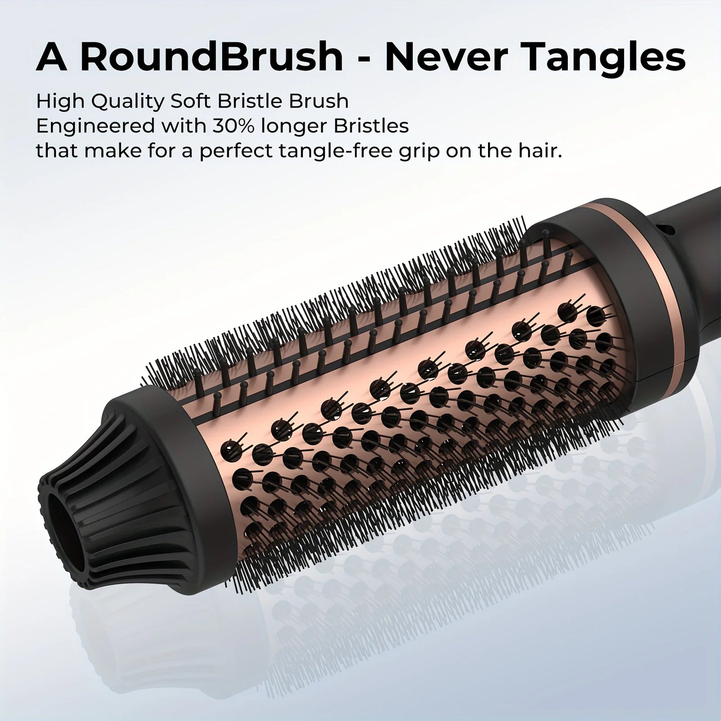 Valentine Gift Electric Hair Brushes, Heated Anti-Scald Thermal Brush, Professional Hair Curler Straightener Hot Comb
