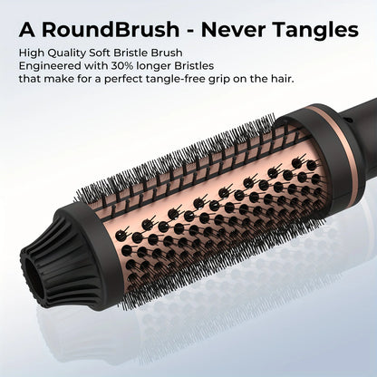 Valentine Gift Electric Hair Brushes, Heated Anti-Scald Thermal Brush, Professional Hair Curler Straightener Hot Comb