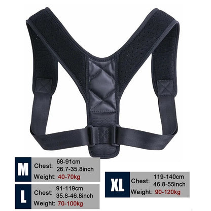 Unisex Back Posture Correction Belt, Breathable Body Shaping Support for Better Sitting, Hunchback Prevention Strap
