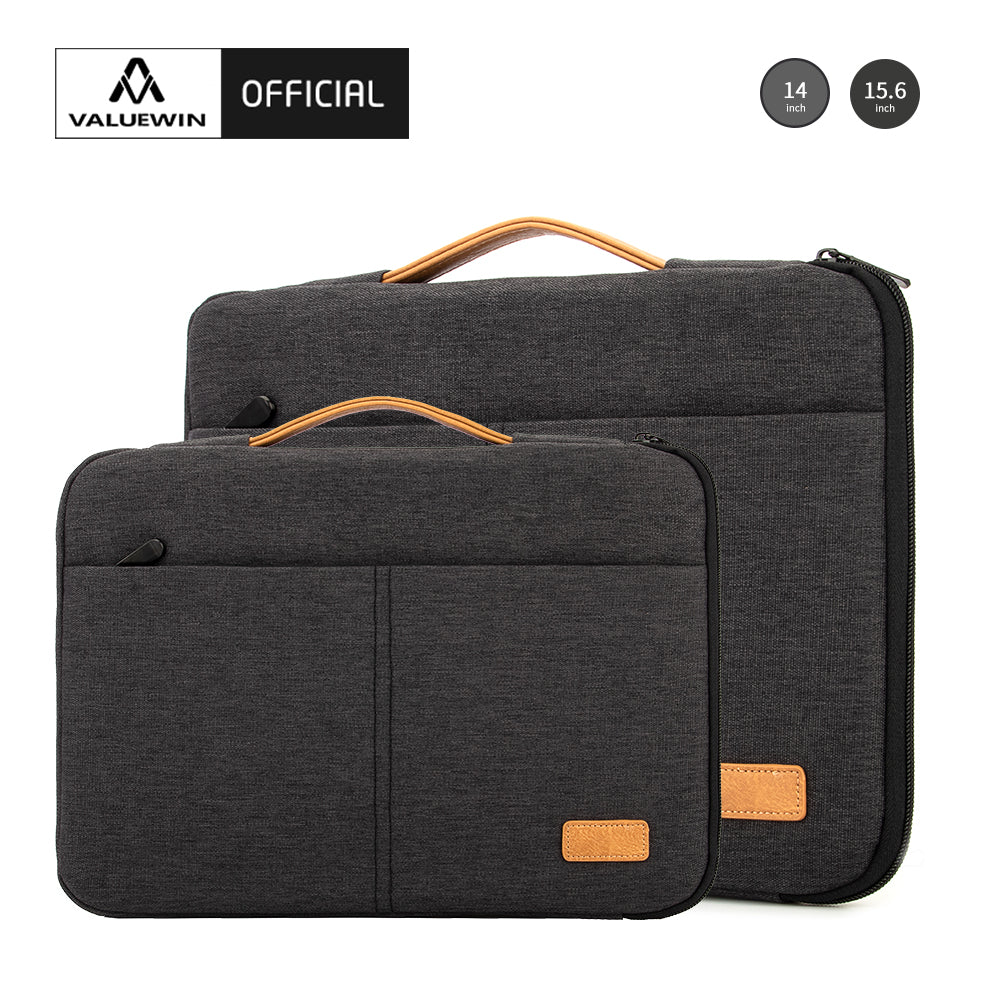 Laptop Sleeve Bag, Notebook Pouch for Mac Book HP Dell Acer, Shockproof Computer Briefcase Travel Business Men Case