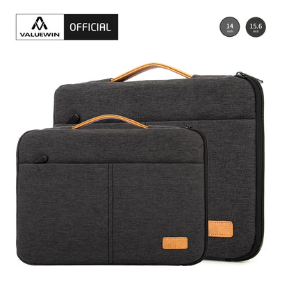 Laptop Sleeve Bag, Notebook Pouch for Mac Book HP Dell Acer, Shockproof Computer Briefcase Travel Business Men Case