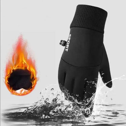 Winter Waterproof Touch Screen Fleece Gloves For Outdoor Sports 1