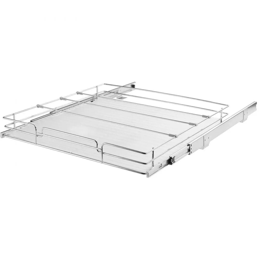 Cabinet Organizer Steel Roll Out Drawers Heavy Duty Slide Out Pantry Shelves Sliding Drawer Storage