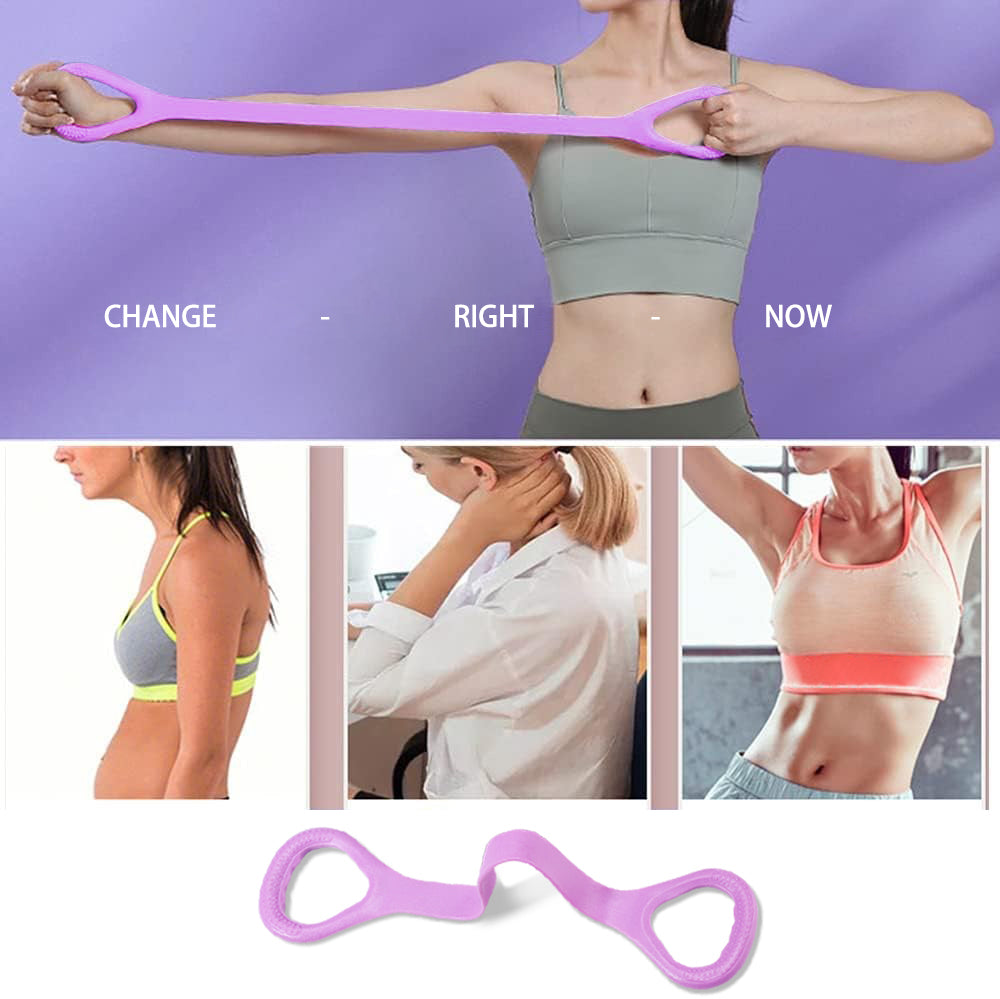 Elastic Training Band, Fitness Workout Resistance Band, Back Shoulder Arm Exercise, Yoga Pilates Physical Therapy