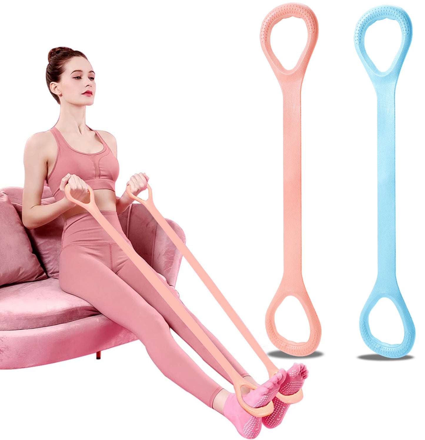 Elastic Training Band, Fitness Workout Resistance Band, Back Shoulder Arm Exercise, Yoga Pilates Physical Therapy