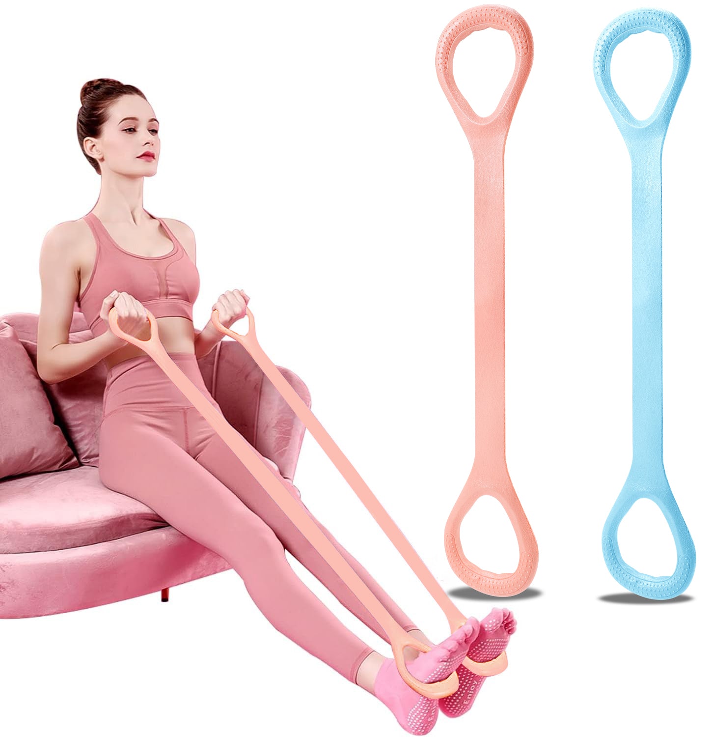 Elastic Training Band, Fitness Workout Resistance Band, Back Shoulder Arm Exercise, Yoga Pilates Physical Therapy