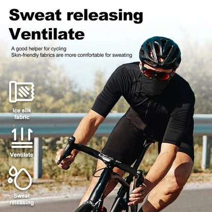 Cycling Face Mask Breathable UV Protection Neck Gaiter For Summer Sports 3