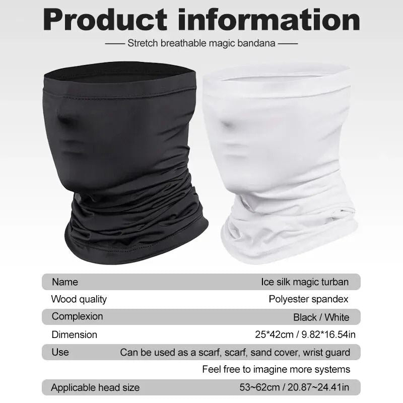 Cycling Face Mask Breathable UV Protection Neck Gaiter For Summer Sports 5