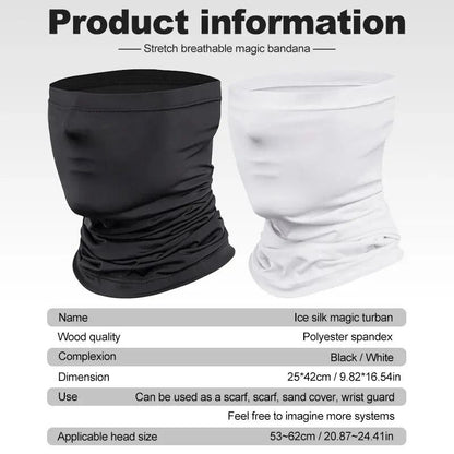 Cycling Face Mask Breathable UV Protection Neck Gaiter For Summer Sports 5