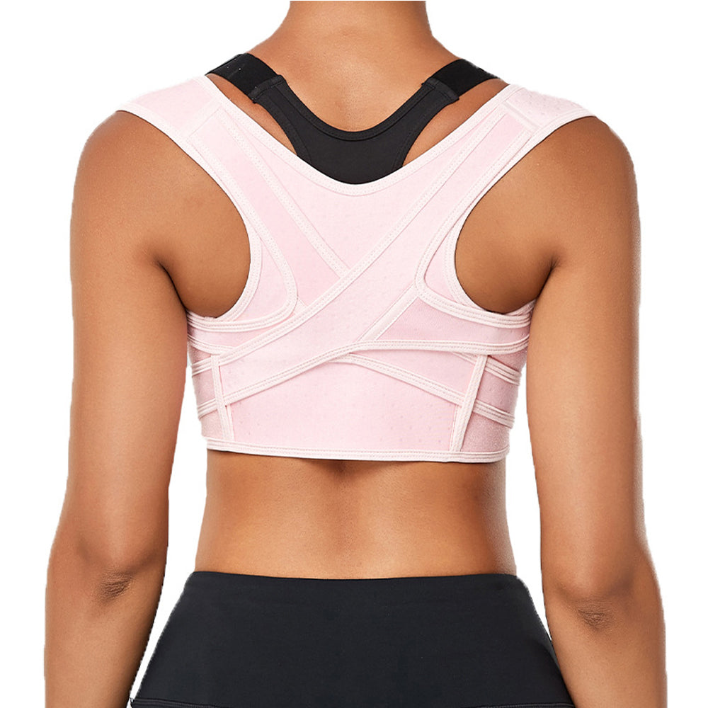 Breathable Back Support Straightener Posture Corrector Adjustable Upper Back Brace Neck Shoulder Cl