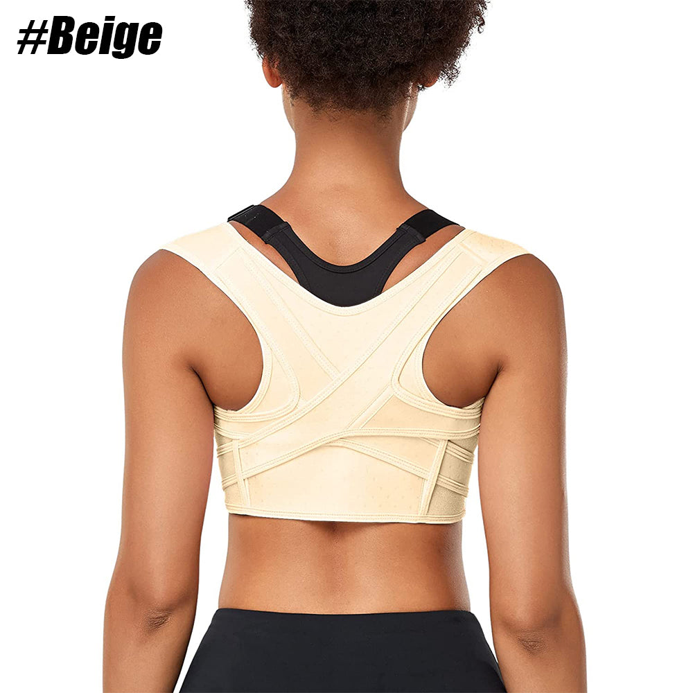 Breathable Back Support Straightener Posture Corrector Adjustable Upper Back Brace Neck Shoulder Cl