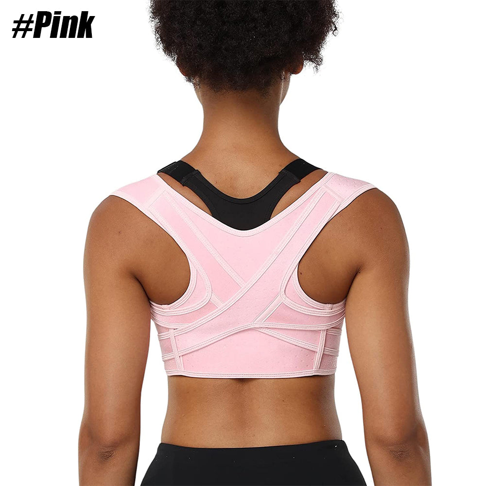 Breathable Back Support Straightener Posture Corrector Adjustable Upper Back Brace Neck Shoulder Cl