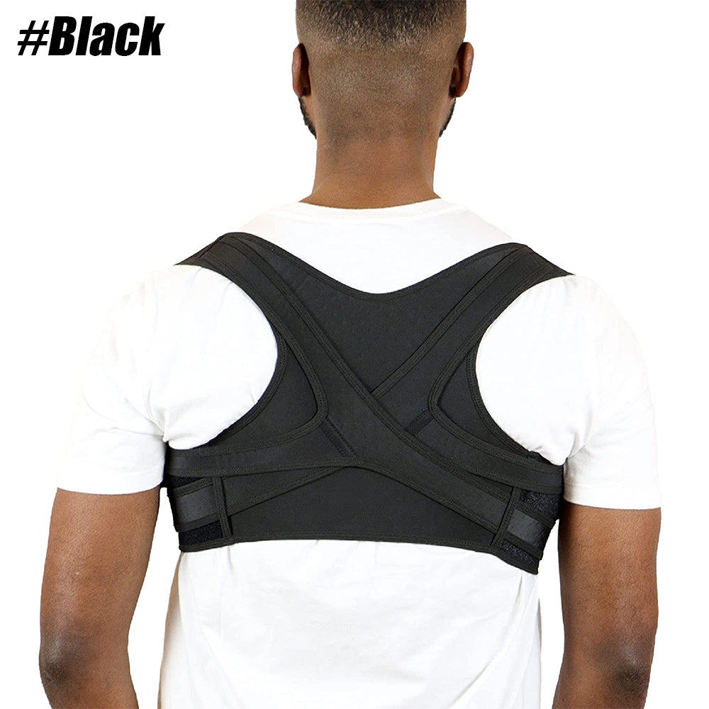 Breathable Back Support Straightener Posture Corrector Adjustable Upper Back Brace Neck Shoulder Cl