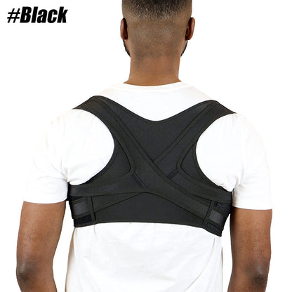 Breathable Back Support Straightener Posture Corrector Adjustable Upper Back Brace Neck Shoulder Cl