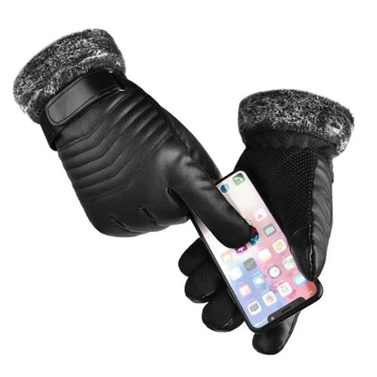 Winter Warm Touchscreen Waterproof Cycling Gloves For Men 3