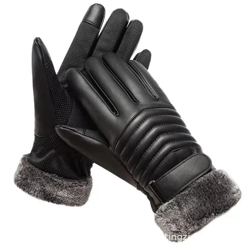 Winter Warm Touchscreen Waterproof Cycling Gloves For Men 6