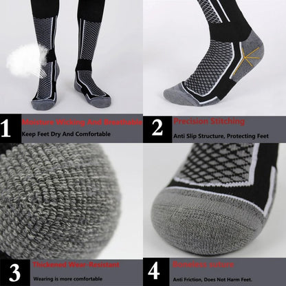 Winter Warm Ski Stockings For Hiking And Outdoor Sports 4