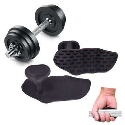 Fingerless Weight Lifting Gloves For Bodybuilding Lightweight Grip Strengthener Gym Honeycomb Grips 2