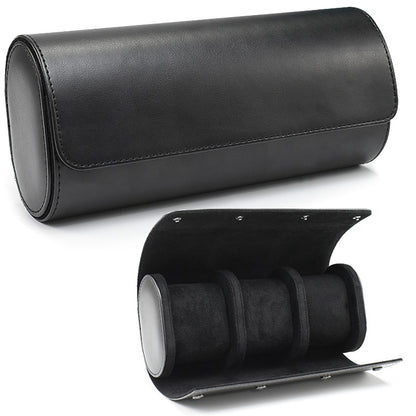 Watch Roll Travel Case, Watch Storage, Secure Organiser with Removable Pillows, Solid Watch Holder