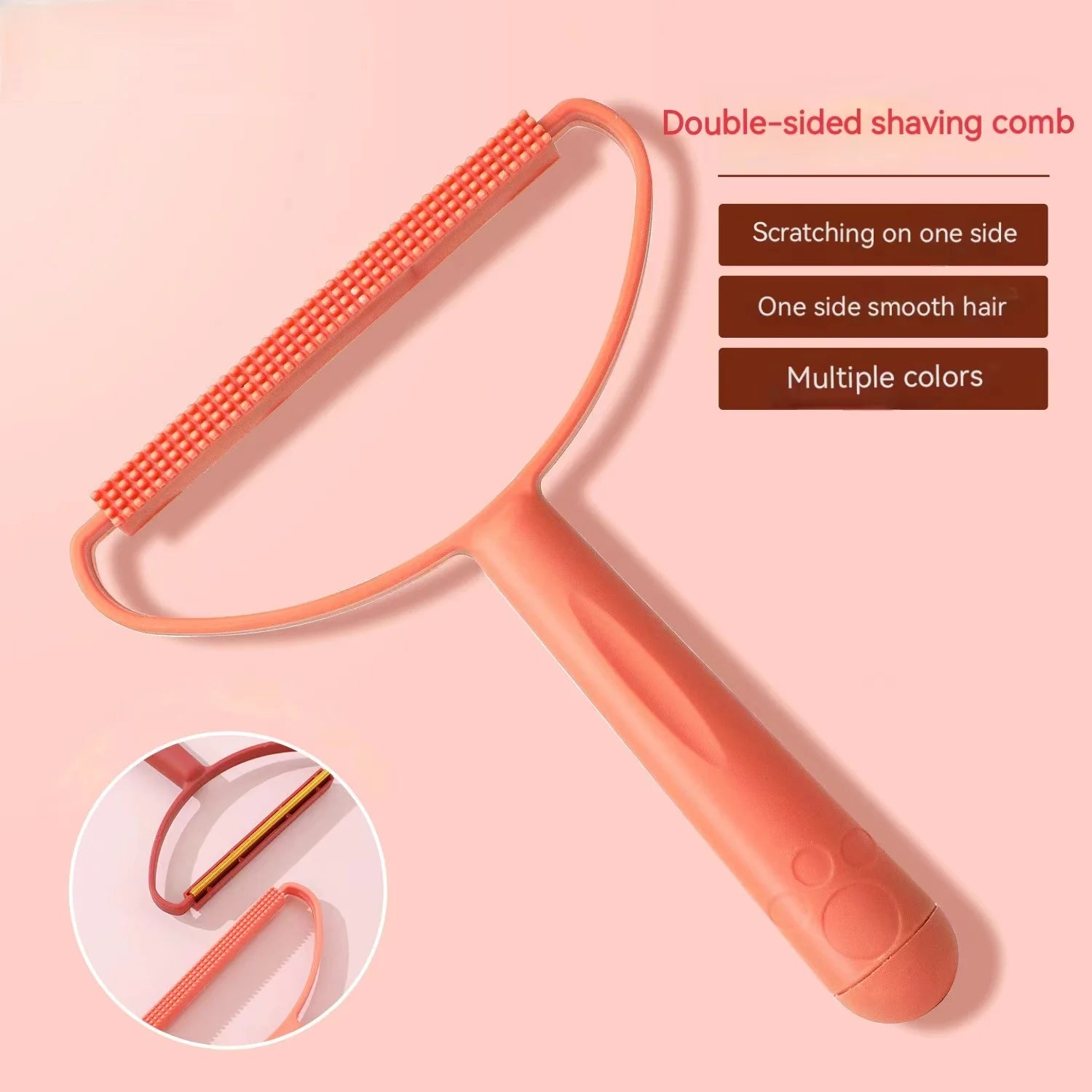 Clothes Hair Remover Lint Roller, Portable Fabric Shaver, Pet Hair Lint Cleaning Tool, Easy Refill