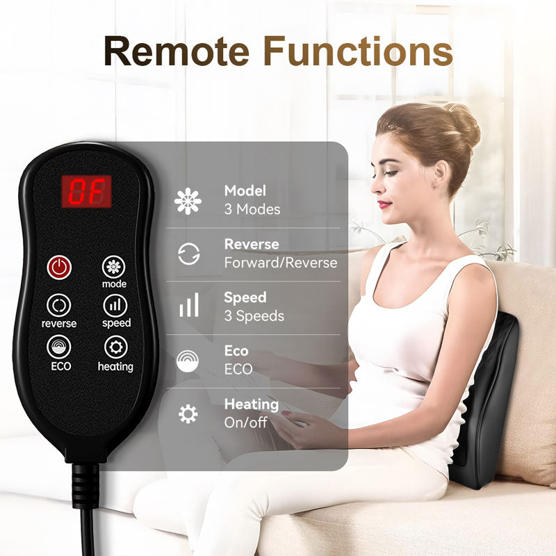 Vibration Heating Neck Pillow Massager, 3 Speed Adjustment, Massage Machine, Shoulder Neck Back Relaxation