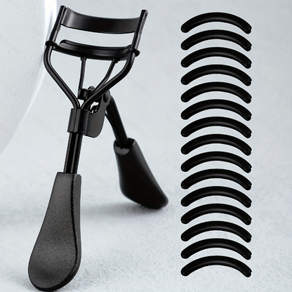 Eyelash Curler, Portable Stainless Steel, Silicone Pads, Eyelash Extension Tools, Curling Curler