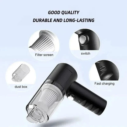 Portable Wireless Car Vacuum Cleaner High Power Dual Use For Home And Car 1