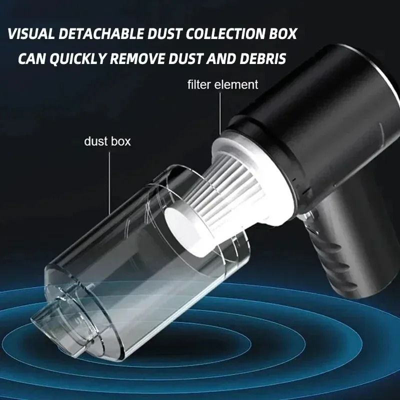 Portable Wireless Car Vacuum Cleaner High Power Dual Use For Home And Car 2