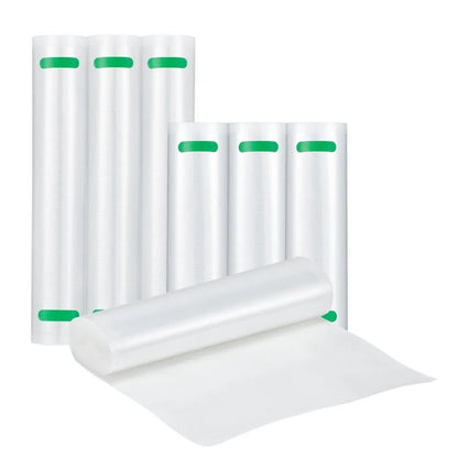 Customizable Food Saver Bags Non BPA Vacuum Sealer Rolls Food Grade Seal A Meal Freezer Storage Vac 9