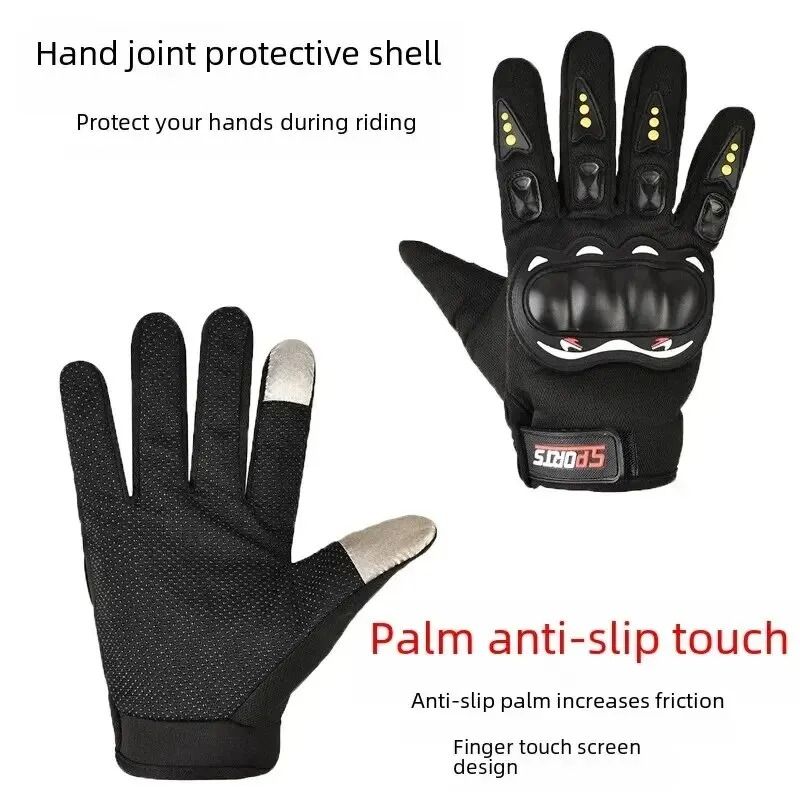 Full Finger Motorcycle Riding Gloves With Touch Screen Protection 4
