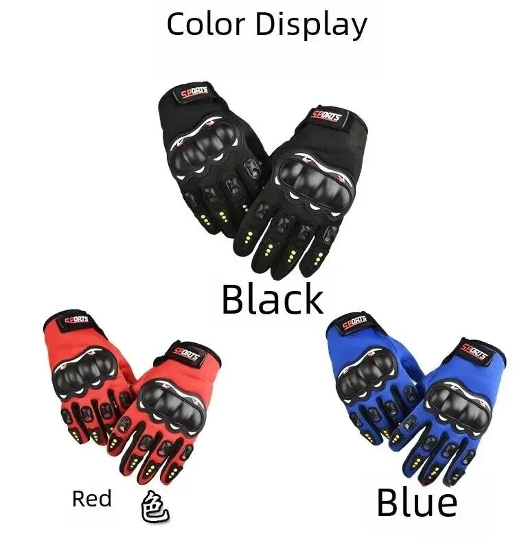 Full Finger Motorcycle Riding Gloves With Touch Screen Protection 5