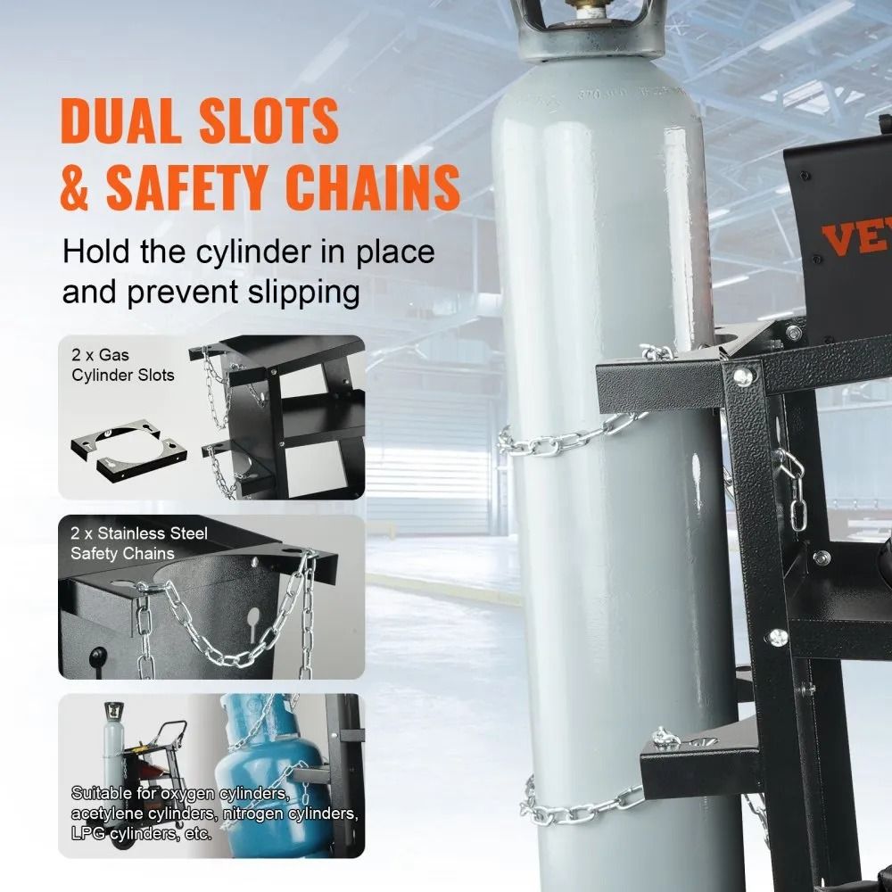 Welding Cart Heavy Duty High Lbs Welder Cart With Swivel Wheels MIG TIG ARC Plasma Cutter Welding M 4