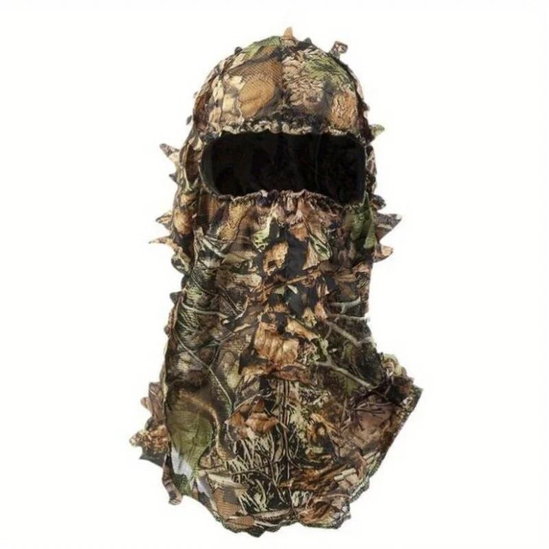 3D Leafy Camouflage Hunting Face Mask For Outdoor Concealment 6