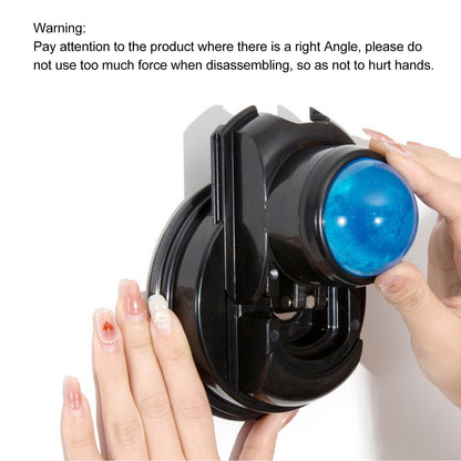 Mountable Muscle Massage Ball, Wall Massage Roller Manual Suction Cup, Massage Ball 360 Degrees Rotation